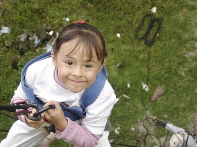  Abseilen für Kinder 